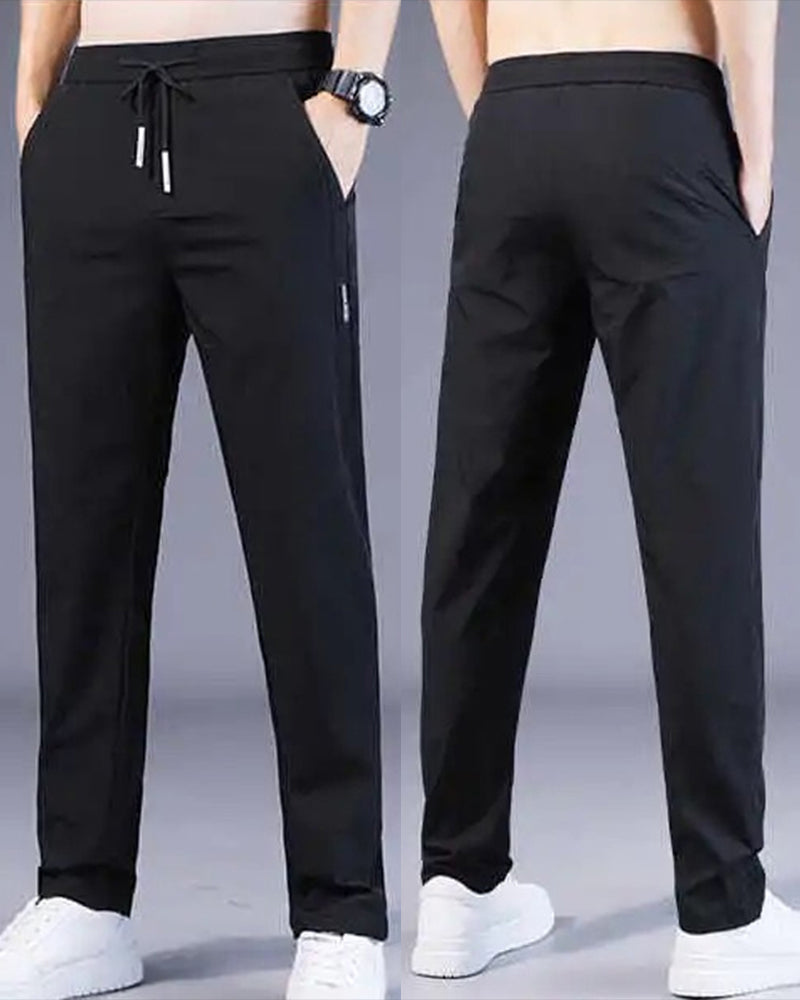 Moderne AeroFlex Stretchhose für Herren. Komfortabler Schnitt, schnelltrocknend für Sport, Freizeit & Reisen.