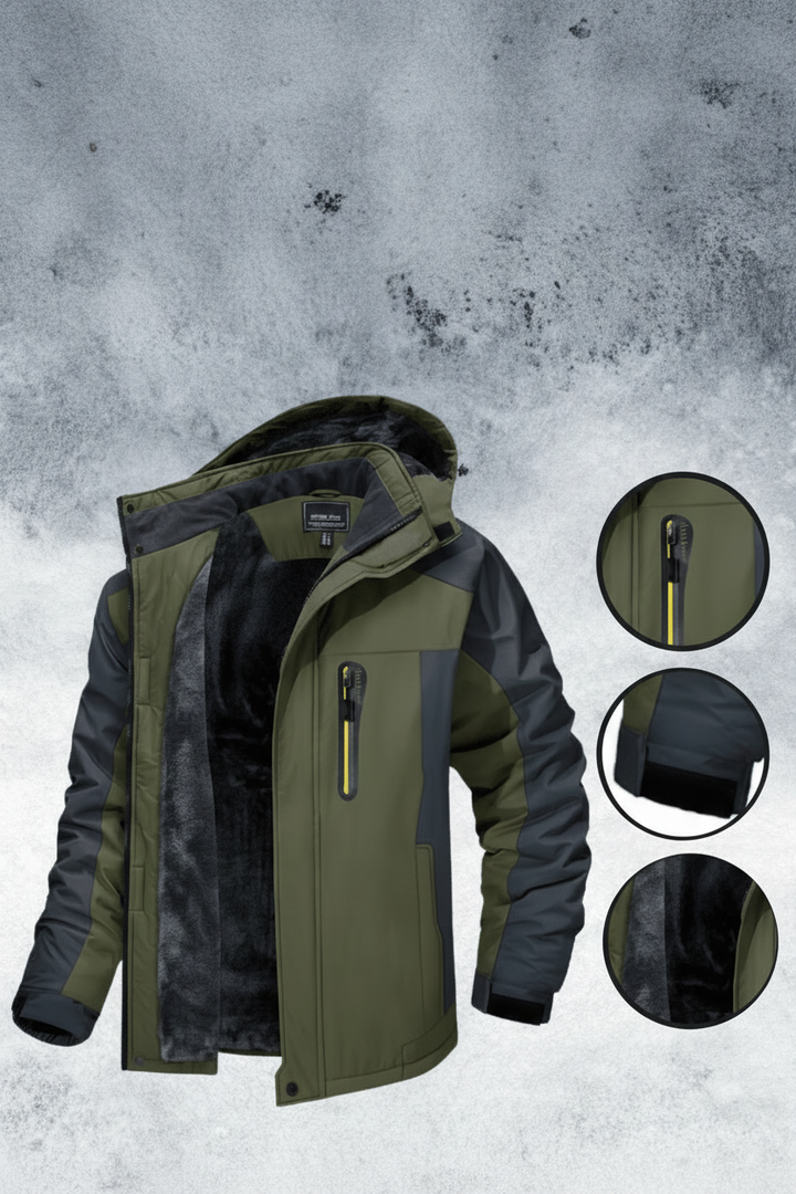 Urban Outdoor Winterjacke Aidan für Herren, warm gefüttert, winddicht. Ideal für Freizeit & Wintermode.