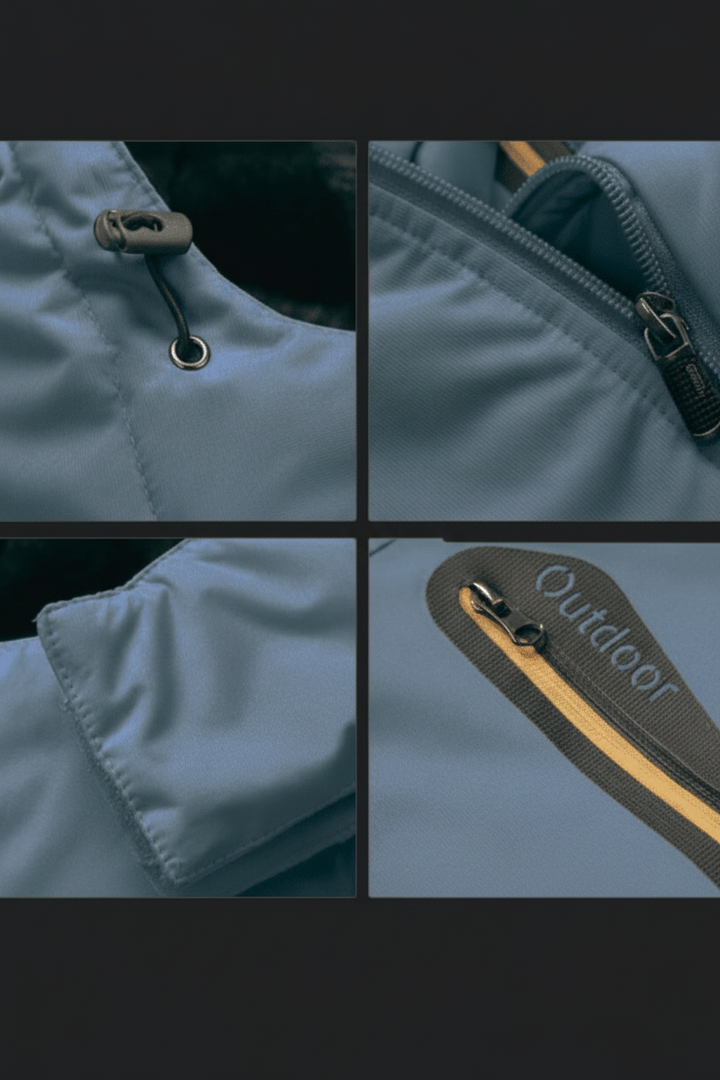 Hochwertige Herren Winterjacke Aidan, stilvoll, winddicht & warm. Optimaler Kälteschutz im Alltag.
