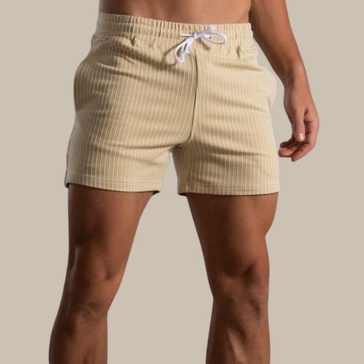 Herren Badeshorts schnelltrocknend, dunkelblau, für Stil & Komfort am Strand oder Pool.