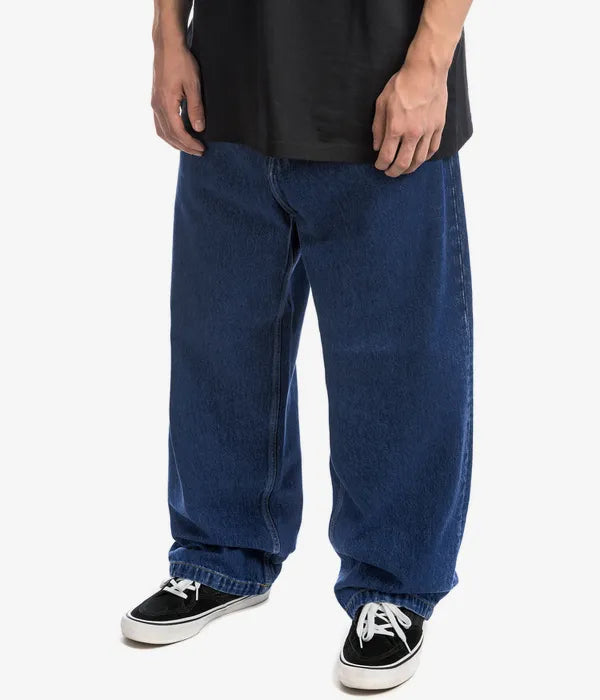 Modische Herren Baggy Skate Jeans, Loose Fit Denim für einen authentischen Streetwear-Look.
