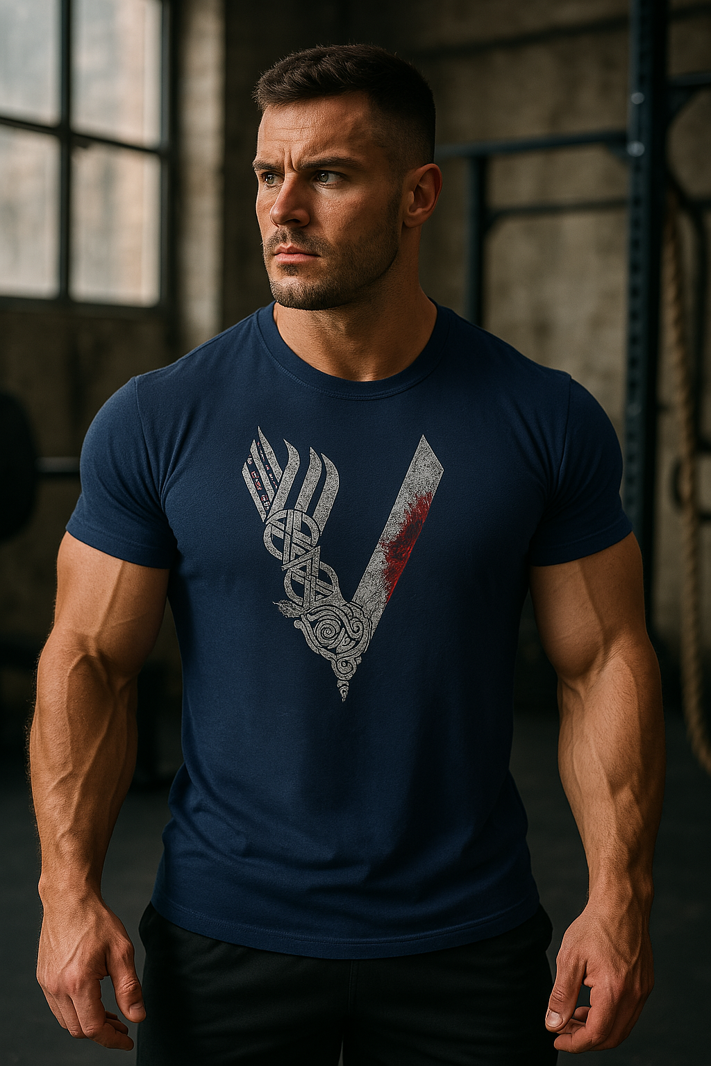 Modisches Herren T-Shirt, Basic Stil, lässig getragen, ideal für Freizeit & Alltag. Komfortable Herrenmode.