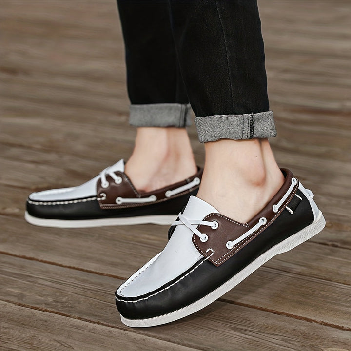 Langlebige Herren Komfortschuhe mit starkem Grip, geeignet für Bootstouren und entspannte Freizeit.