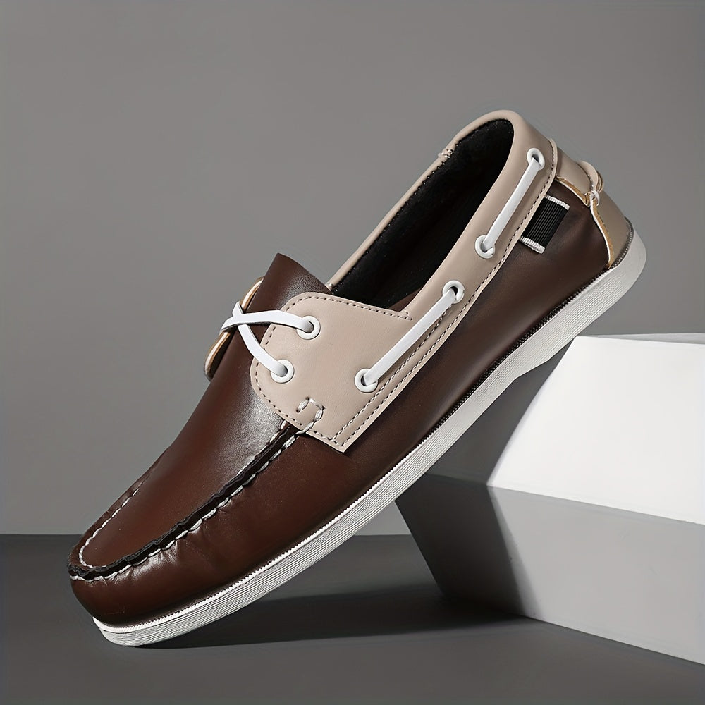 Vielseitige Herrenschuhe: Stilvolle Slipper mit rutschfester Sohle, ideal für Sommer & Freizeitmode.