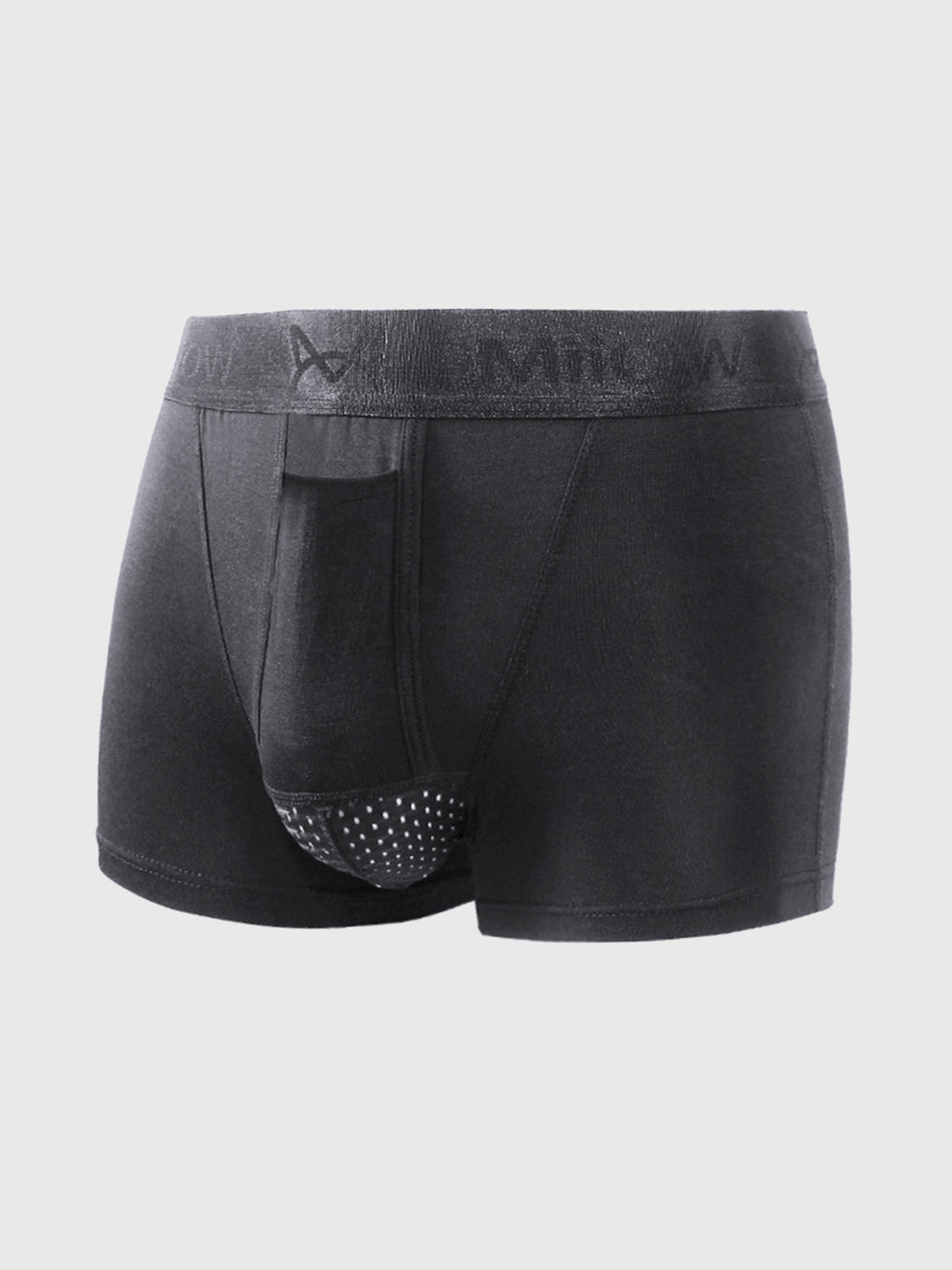 Detailansicht der weichen Herren Boxershorts aus dem 3er Pack. Atmungsaktiv, bequem und für jede Jahreszeit.