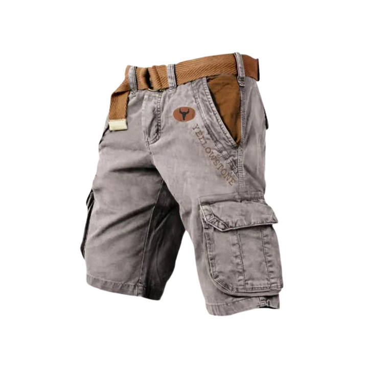 Herren Cargo-Shorts, robust & bequem, perfekt für Outdoor-Abenteuer & Freizeit. Vielseitige Sommerhose mit Taschen.