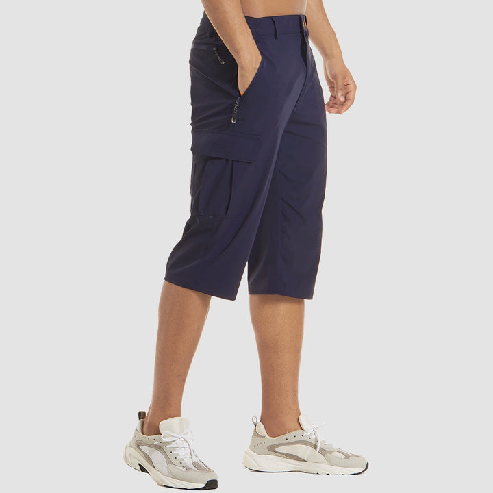 Bequeme Herren Cargo Shorts mit mehreren praktischen Taschen, ideal für Sport & Reisen, schnelltrocknend.