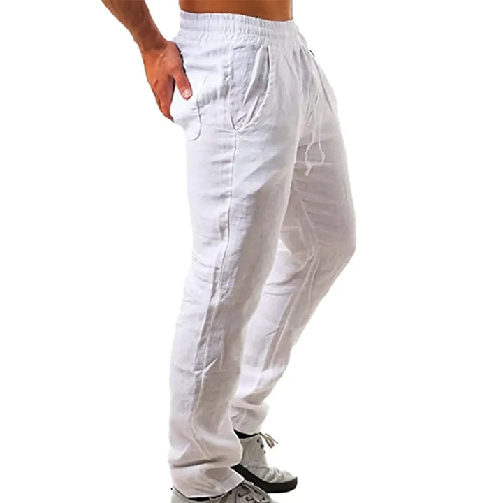 Weiche, atmungsaktive Herren Casual Hose, komfortabel & einfarbig, Must-have für Herbst & Freizeit.