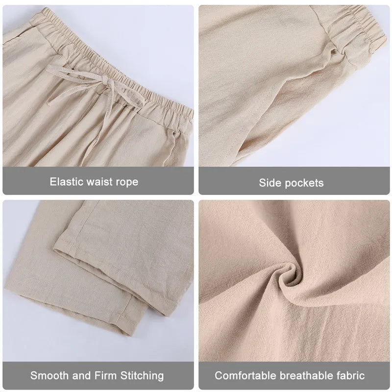 Moderne Herren Casual Hose, atmungsaktiv & stilvoll, ideal als Freizeithose oder Sommerhose.