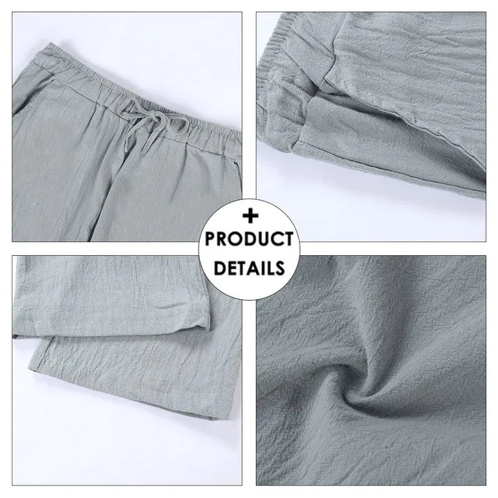 Stilvolle Herren Casual Hose: locker, bequem, atmungsaktiv. Perfekte Freizeithose für Sommer & Herbst.