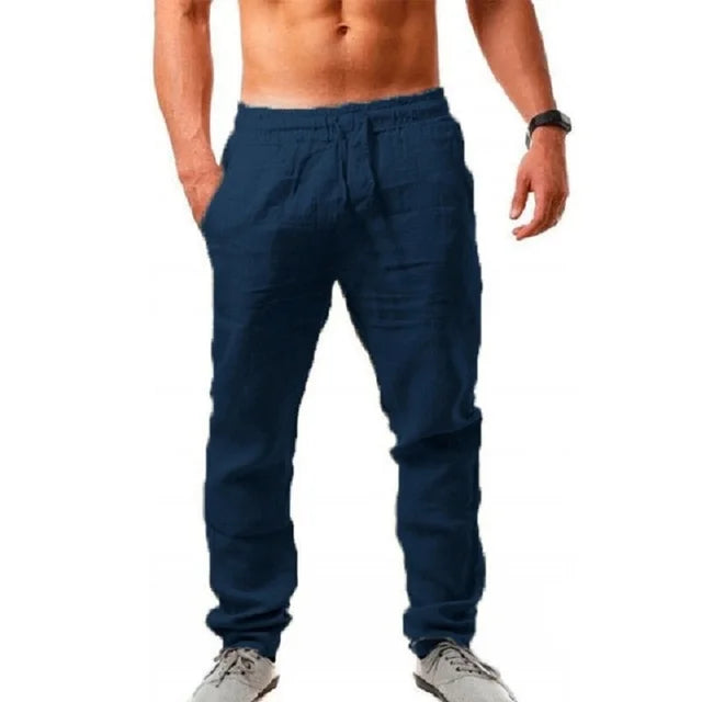 Leichte Sommerhose Herren, casual & atmungsaktiv, perfekte Freizeithose für warme Tage.