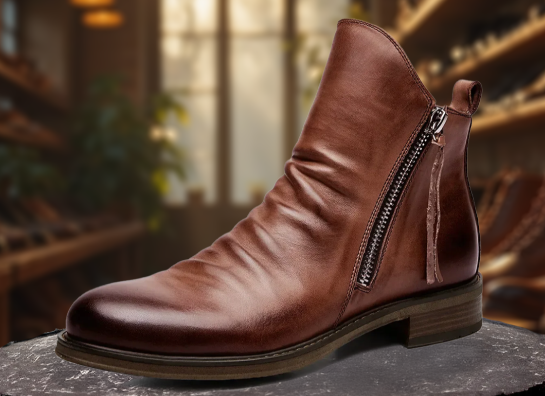 Zeitlose Herren Chelsea Boots, bequeme Lederstiefeletten für vielseitige Herrenmode & Anlässe.