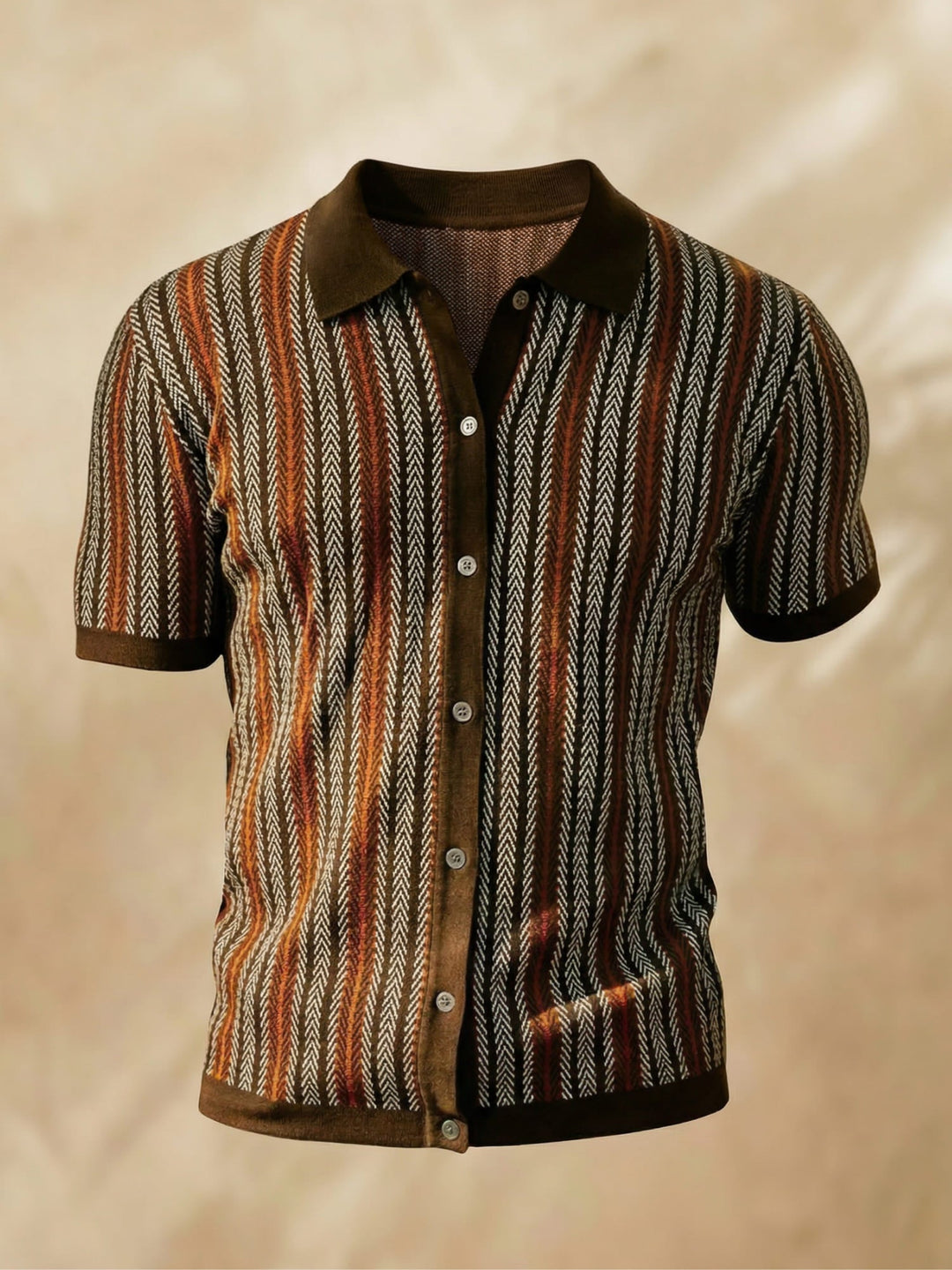 Herren Chevron Poloshirt "Julian", stilvoll & atmungsaktiv für den Sommer. Bequem & modern.