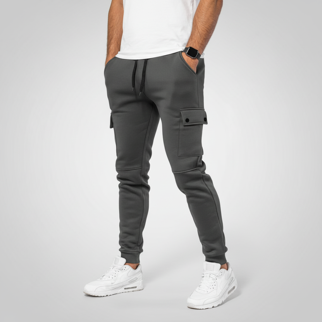 Stylische Herren Sporthose Cropped, flexibel und atmungsaktiv, ideal für Workouts oder einen entspannten Look.