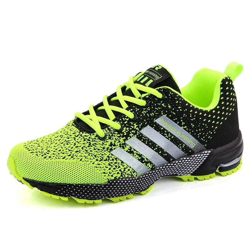 Sportliche Herrenschuhe für Athletik & Fitness; dynamisches Design, bequeme Passform für lange Laufstrecken.