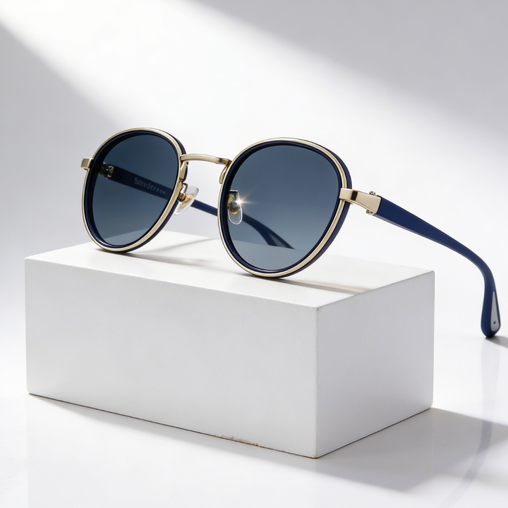 Herren Elegante Retro-Sonnenbrille mit UV400 Schutz, ein stilvolles Accessoire für den Sommer.
