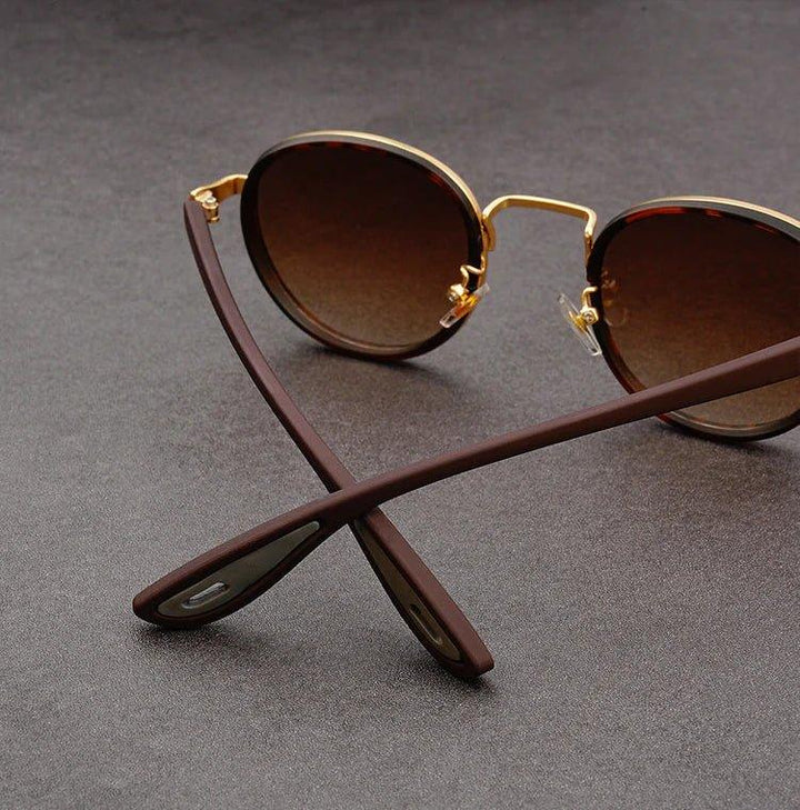 Kratzfeste Retro-Herrensonnenbrille mit UV400 Schutz, langlebig und immer stilvoll.
