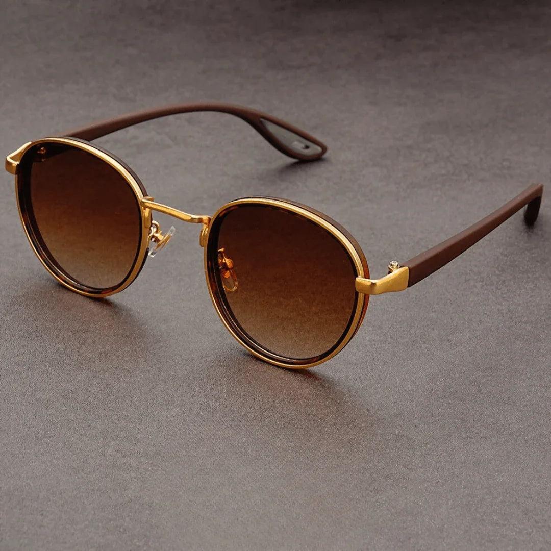 Exklusives Herren-Accessoire: Retro-Sonnenbrille mit UV400 Schutz, für einen souveränen Look.