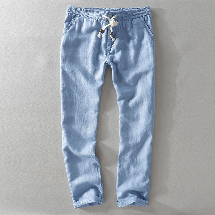 Herren elegante Sommerhose: bequem, leicht & vielseitig. Ideal für Freizeit & Business-Casual.