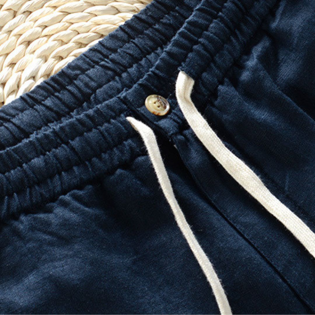 Stilvolle Herrenhose: perfekt für Sommer, Freizeit & Business-Casual. Elastisch & pflegeleicht.