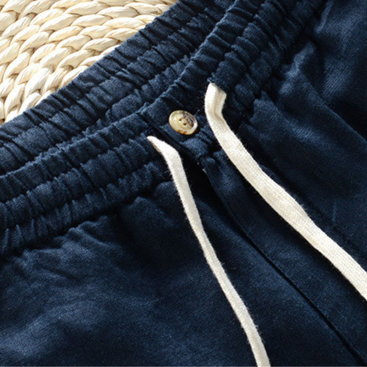 Stilvolle Herrenhose: perfekt für Sommer, Freizeit & Business-Casual. Elastisch & pflegeleicht.