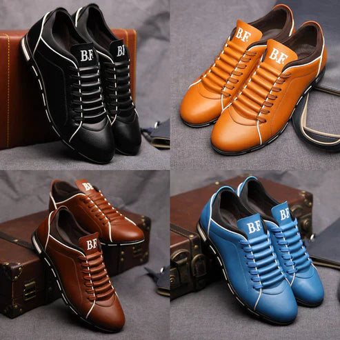 Herren Freizeit-Sneaker am Fuß, vielseitig & stylisch, perfekt kombinierbar für jeden Anlass.