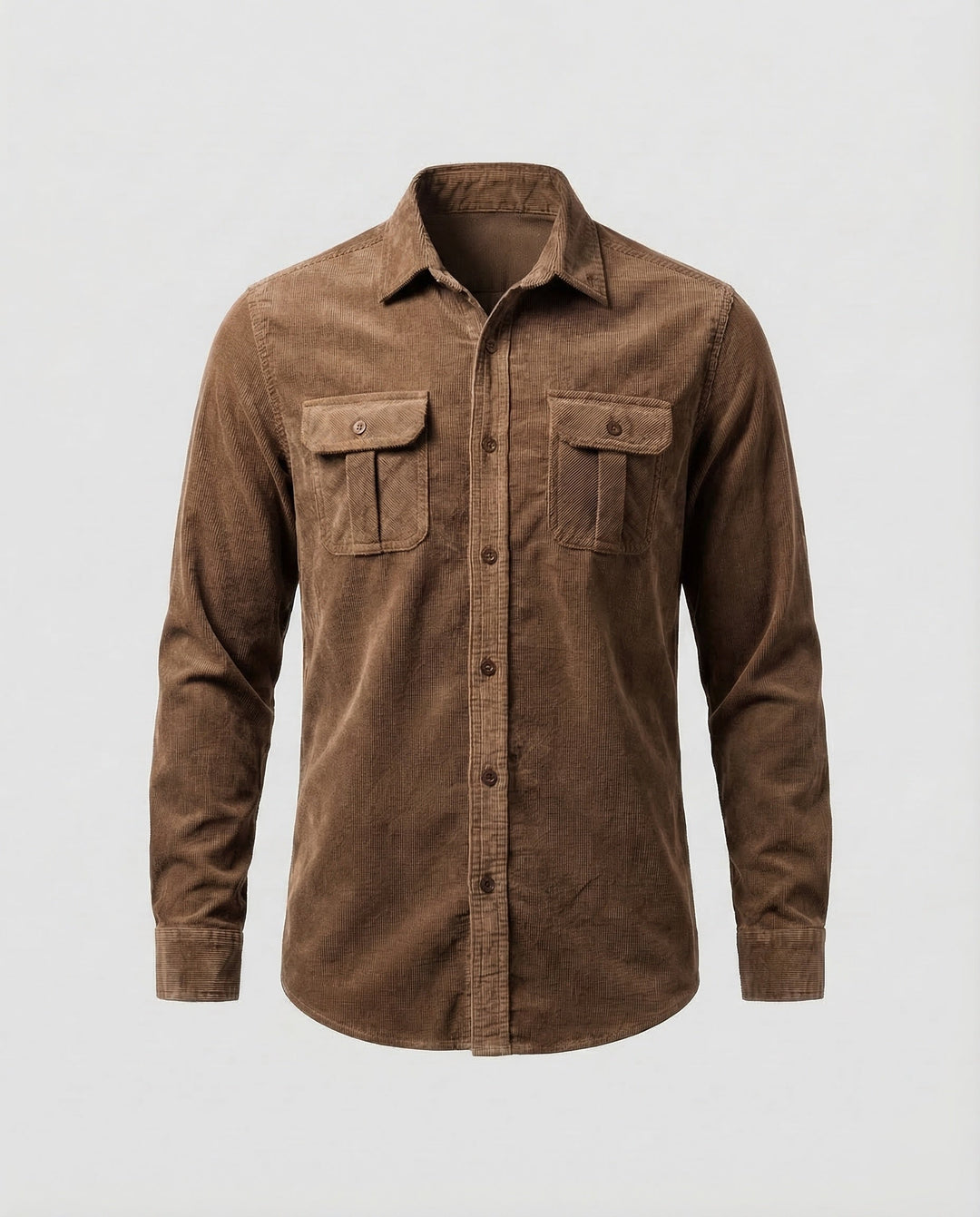 Übergangs Freizeithemd Herren, Vintage Slim Fit Langarmhemd. Stylisch & bequem für Casual Herrenmode.