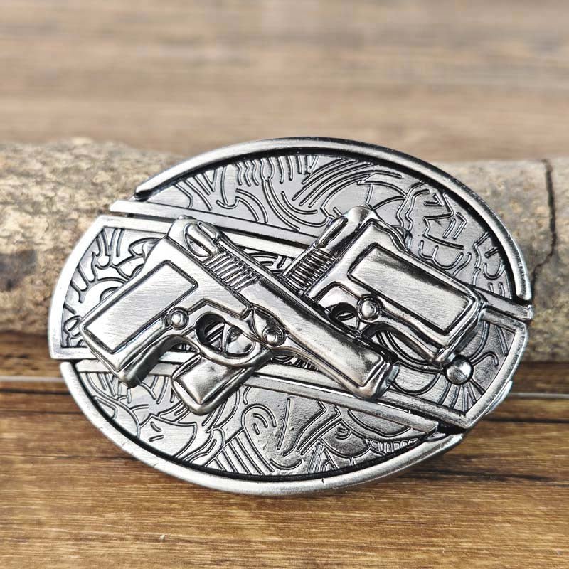 Robuste Gürtelschnalle, Zinklegierung, mit unsichtbarem EDC-Werkzeug, Herren-Accessoire für jeden Tag.