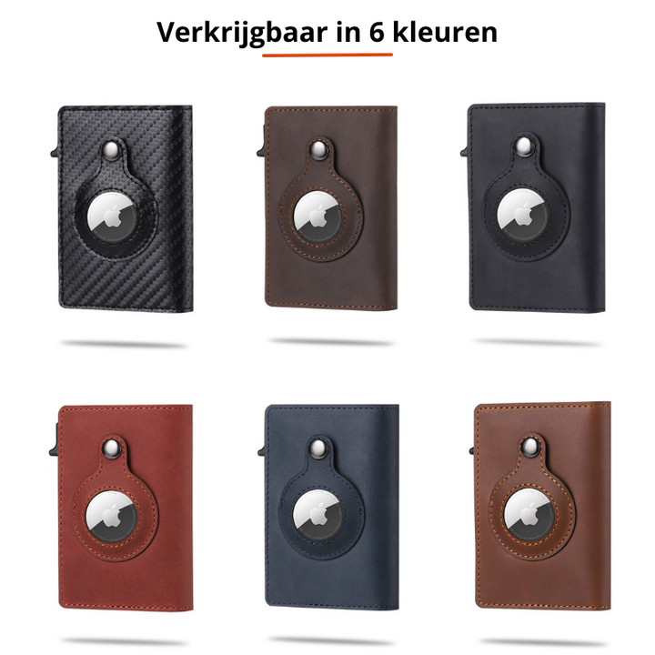 Schlankes Herren Portemonnaie mit integrierter Ortungsfunktion. Modernes Design, sicher & minimalistisch.