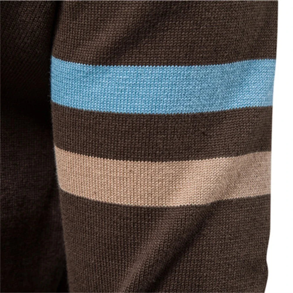 Sportliche Herren-Freizeitjacke Gabriel, gestreift, mit eleganten Schulterdetails. Vielseitig kombinierbar.