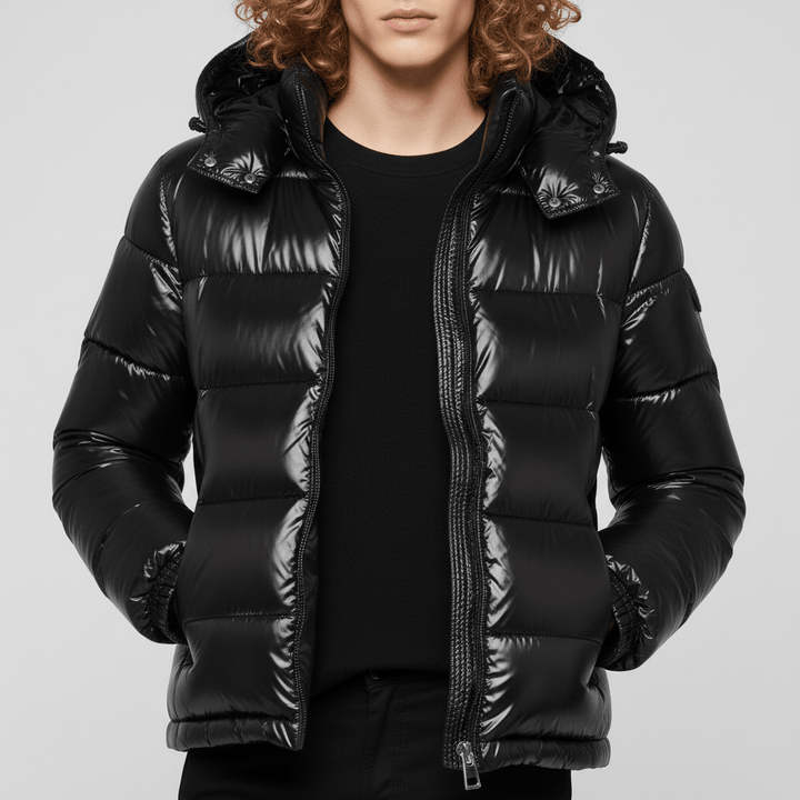 Herren Glanz Steppjacke "Nate", stilvoll & warm für Winter und Freizeit. Ideal als Pufferjacke.