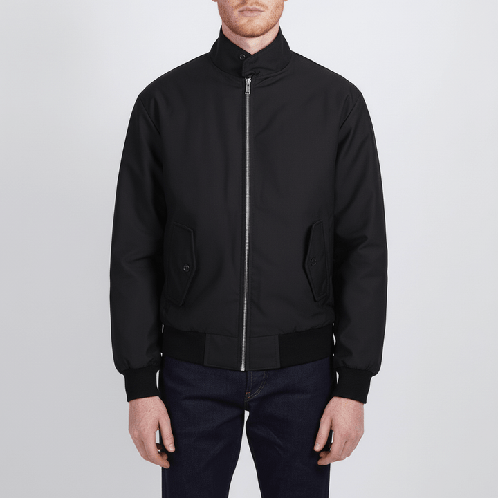 Vielseitige Herrenjacke "Xavier", Harrington-Stil, Freizeitjacke, Übergangsjacke, Business Casual, stilvoll, tailliert.
