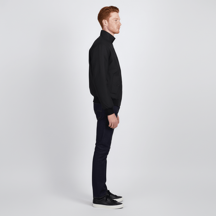 Elegante Herren Harrington-Jacke "Xavier" mit tailliertem Schnitt, stilvoll und modisch für Männerbekleidung.
