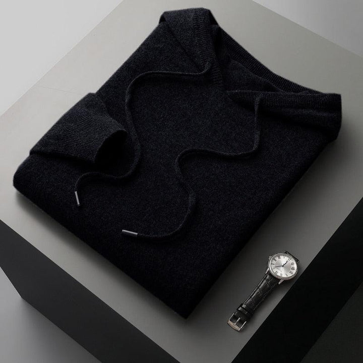 Warmer Herren Hoodie für kalte Tage. Atmungsaktiver Pullover, perfekt für Outdoor-Aktivitäten & Freizeit-Look.