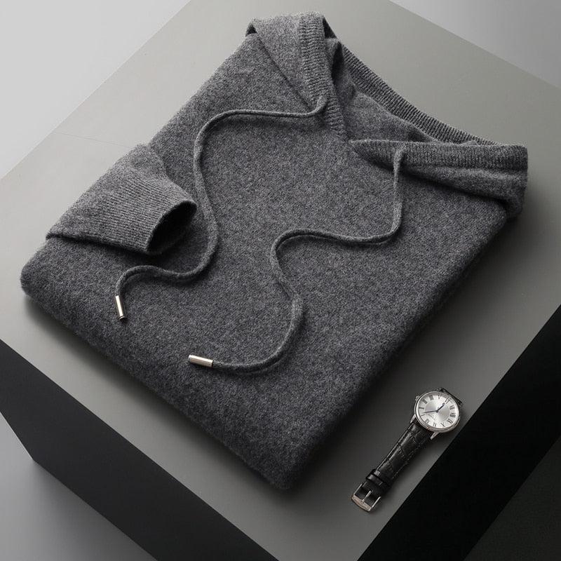 Praktischer Herren Hoodie Pullover, warm & atmungsaktiv. Perfektes Basic Oberteil für den Alltag & Outdoor-Abenteuer.