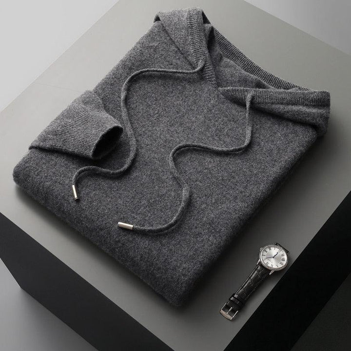 Praktischer Herren Hoodie Pullover, warm & atmungsaktiv. Perfektes Basic Oberteil für den Alltag & Outdoor-Abenteuer.