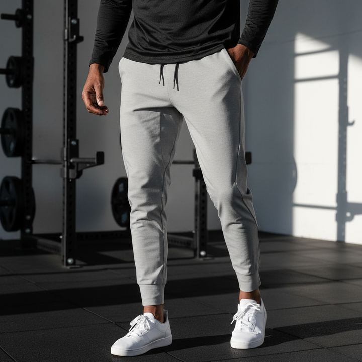 Vielseitige Herren Freizeithose Terrence mit Kordelzug und elastischem Bund für maximalen Komfort.