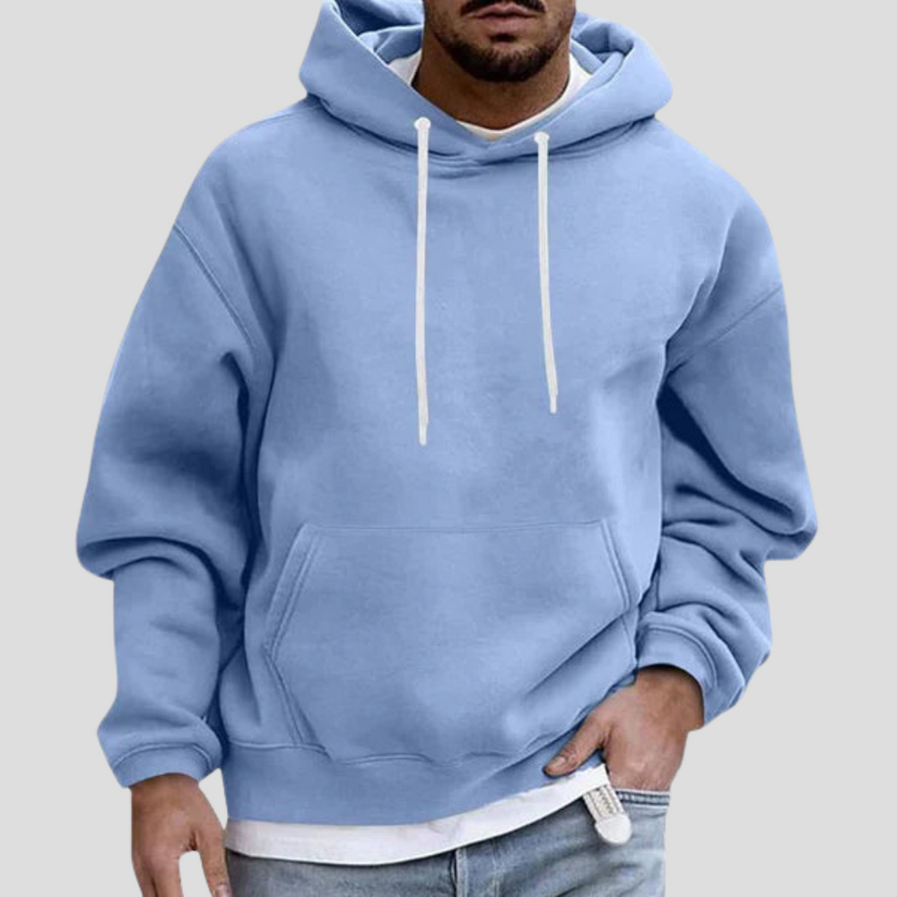 Stilvoller Herren Hoodie "Owen" im Relaxed Fit. Bequemer Pullover für urbanen Freizeit-Chic.