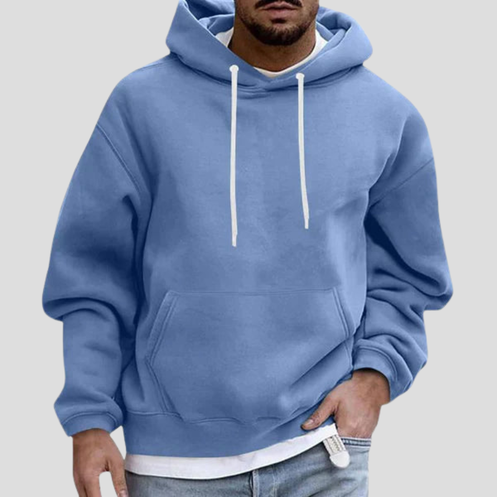 Komfortabler Herren Kapuzenpullover "Owen" mit Tunnelzug-Kapuze, perfekt für lässige, stilvolle Auftritte.