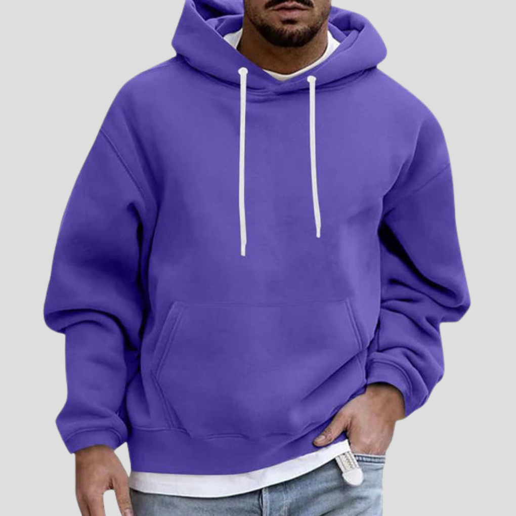 Lockerer Fit Herren Hoodie "Owen" – dein bequemer Begleiter für entspannte Momente und urbanen Stil.
