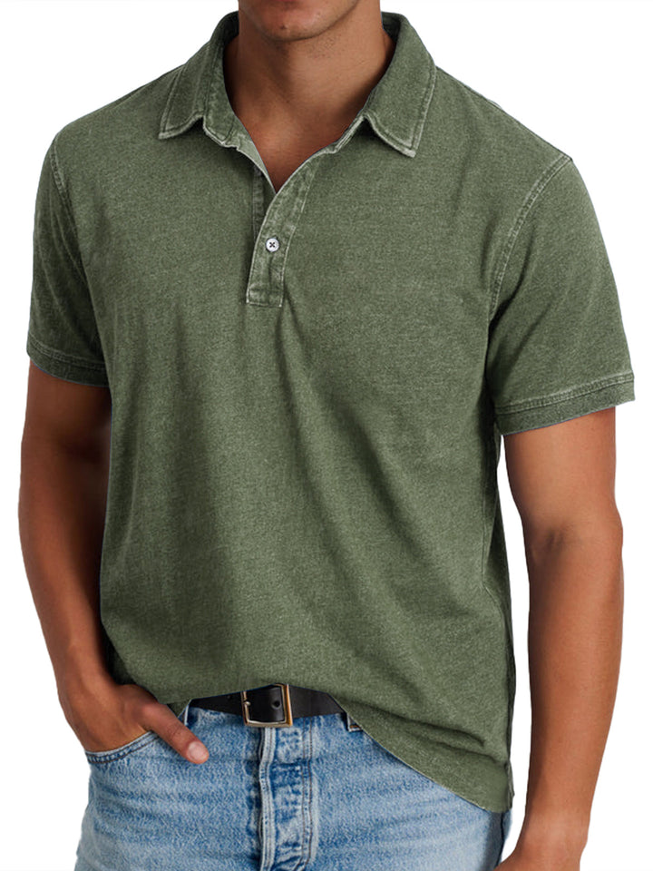 Hochwertiges Baumwoll-Polohemd für Herren. Weich, hautfreundlich und elegant. Ideal für den Alltag.