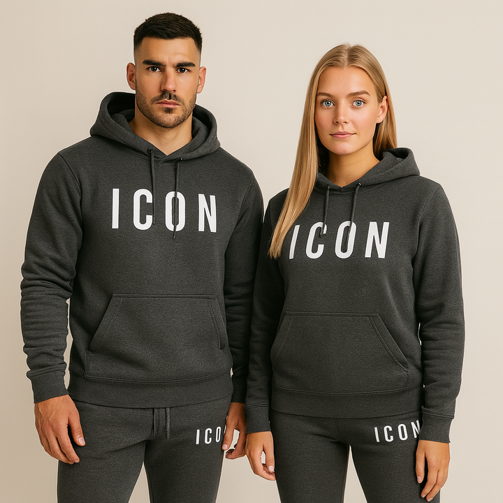 Komfortables Herren Loungewear Set "Callum" in neutraler Farbe. Hoodie und Jogginghose.