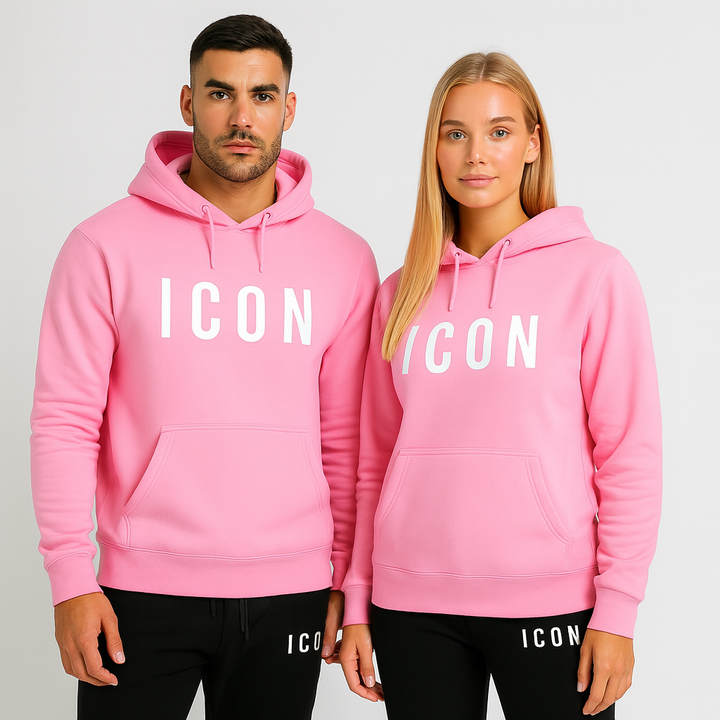 Zweiteiliges Herren Sport- und Freizeitset. Moderner Hoodie und weiche Jogginghose für Männer.