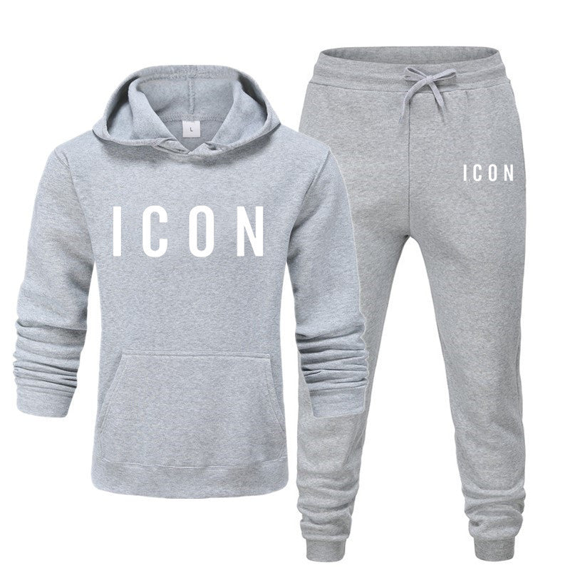 Callum Herren Komfort Outfit: Stylischer Hoodie & weiche Jogginghosen. Ideal für kühle Tage.