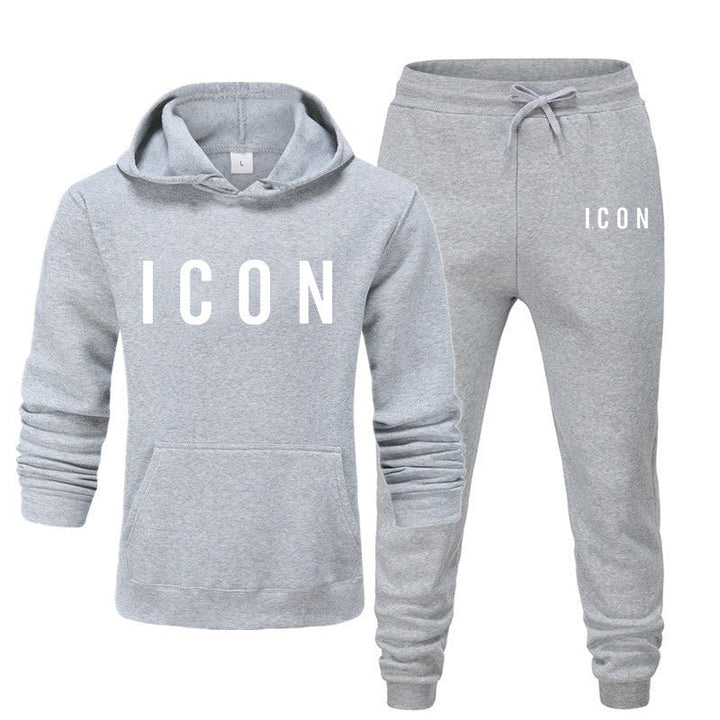 Callum Herren Komfort Outfit: Stylischer Hoodie & weiche Jogginghosen. Ideal für kühle Tage.