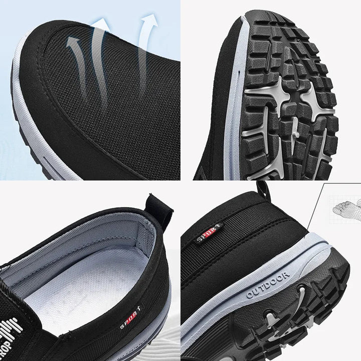 Vielseitiger Herren Komfort Slipper John, ideal für Spaziergänge, Reisen und Freizeit das ganze Jahr.