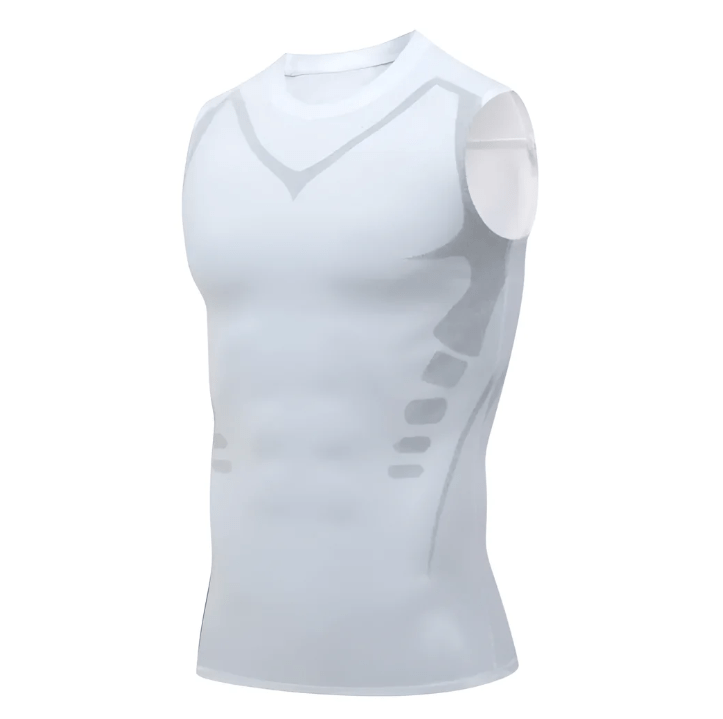 Diskrete Herren Body Shaper Weste, schlankmachend, Kompression für Bauch & Taille, bequem.