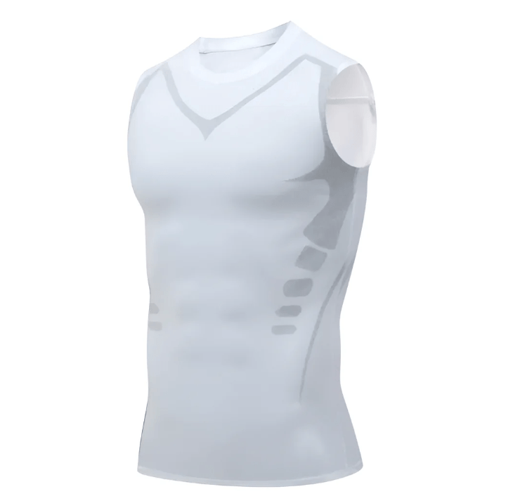 Diskrete Herren Body Shaper Weste, schlankmachend, Kompression für Bauch & Taille, bequem.