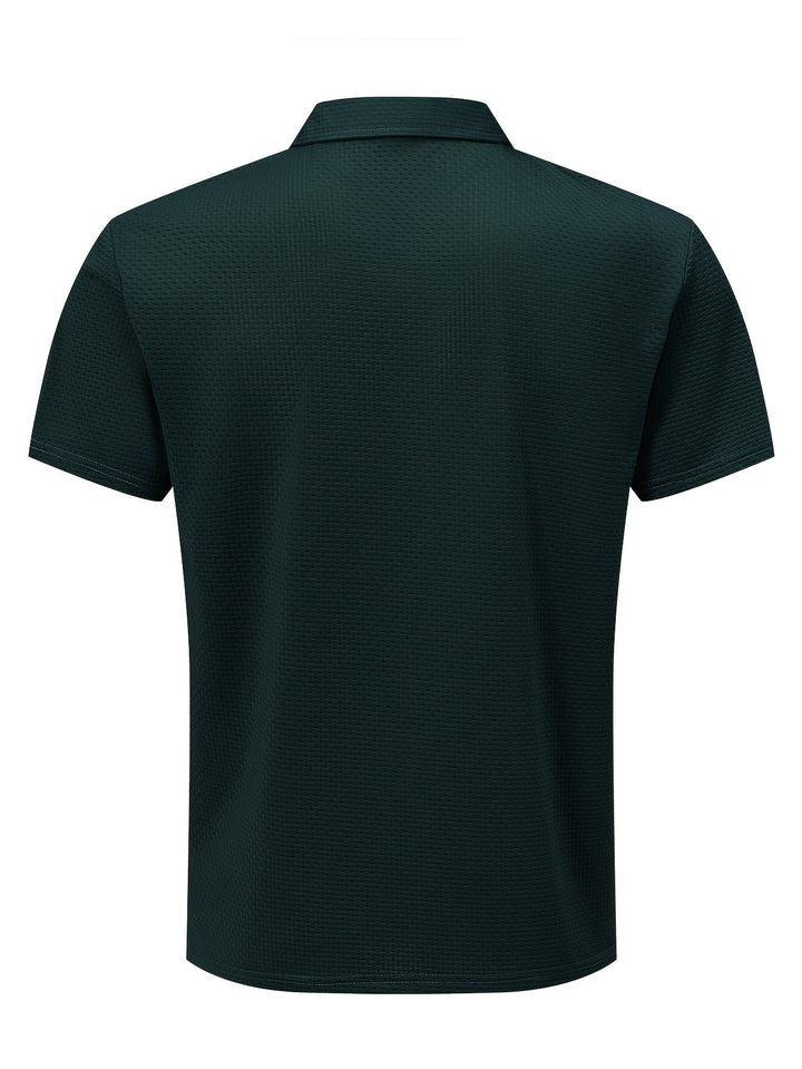 Performance-Herren Golfhemd, Kurzarm für optimale Bewegungsfreiheit, komfortable Sportbekleidung.