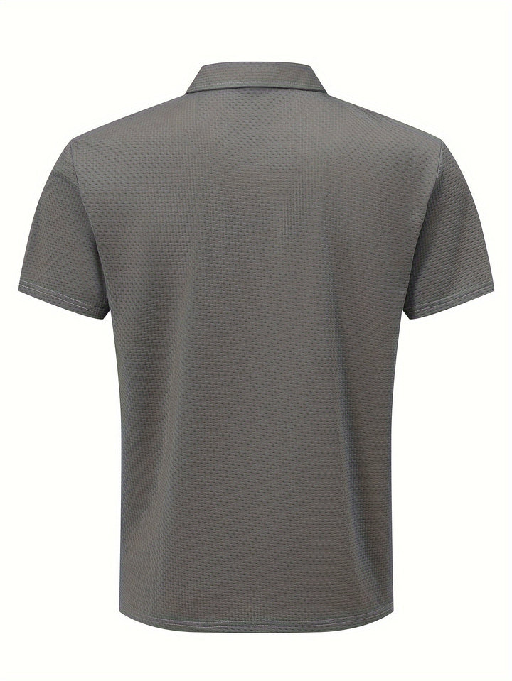 Elegantes Herren Poloshirt, Kurzarm-Golfhemd für den anspruchsvollen Golfer, hochwertige Herrenmode.